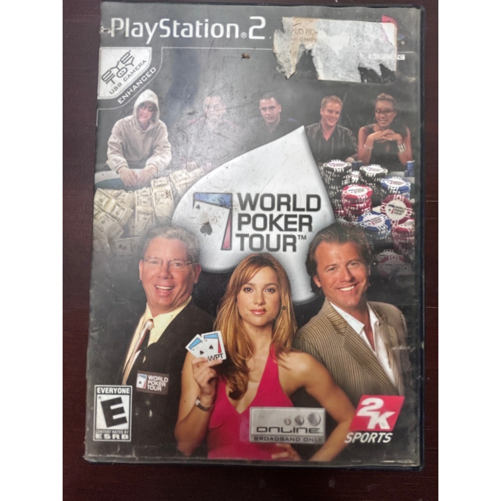 World Poker Tour Sony PlayStation 2 PS2 2K Sports 2005 SLUS-21333